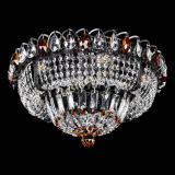 Люстра Кольцо Классика Черная с чайными подвесками в Сочи