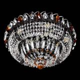 Люстра Кольцо Классика Черная с чайными подвесками в Сочи