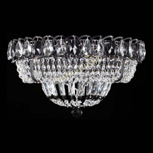 Люстра Кольцо Классика Черная с черными подвесками в Сочи Люстра Кольцо Классика Черная с черными подвесками в Сочи