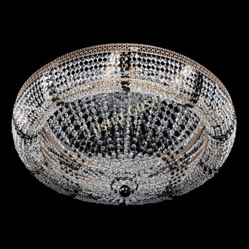 Люстра Кольцо Классика Венеция черная в Сочи Гусь Хрустальный