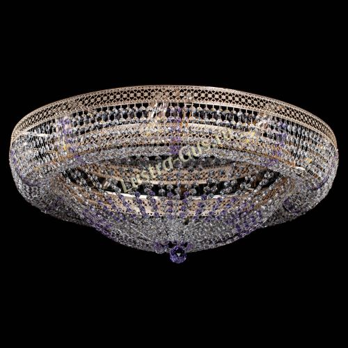 Люстра Кольцо Классика Венеция фиолетовая в Сочи Гусь Хрустальный