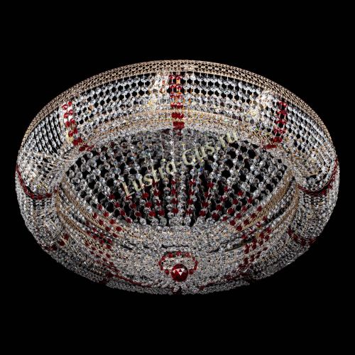 Люстра Кольцо Классика Венеция красная в Сочи Гусь Хрустальный