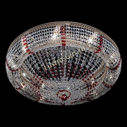 Люстра Кольцо Классика Венеция красная в Сочи Гусь Хрустальный