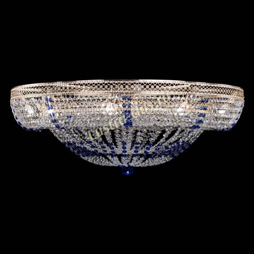 Люстра Кольцо Классика Венеция синяя в Сочи Гусь Хрустальный