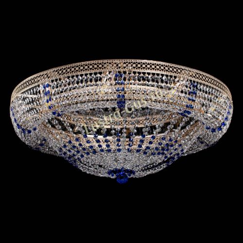 Люстра Кольцо Классика Венеция синяя в Сочи Гусь Хрустальный