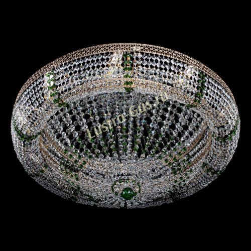 Люстра Кольцо Классика Венеция зеленая в Сочи Гусь Хрустальный
