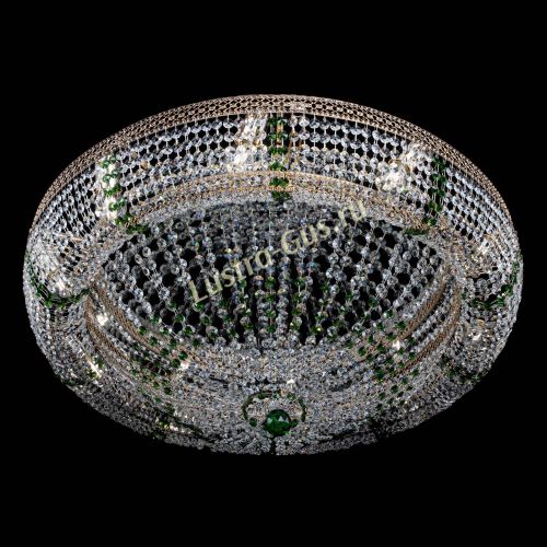 Люстра Кольцо Классика Венеция зеленая в Сочи Гусь Хрустальный