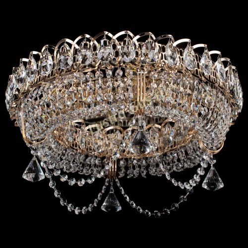 Люстра Кольцо Ожерелье конус в Сочи Гусь Хрустальный