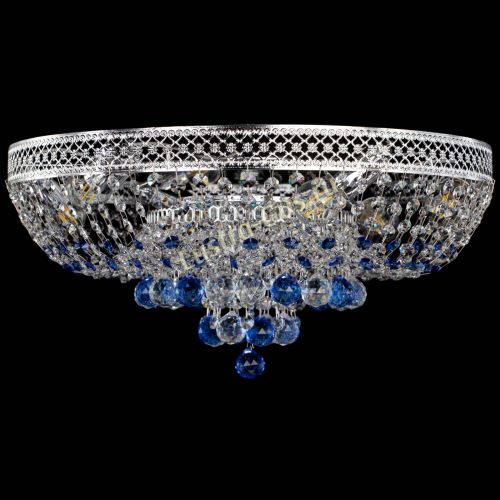 Люстра Кольцо Венеция №44 синяя в Сочи Гусь Хрустальный