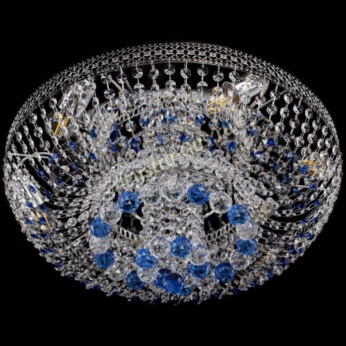 Люстра Кольцо Венеция №44 синяя в Сочи Гусь Хрустальный