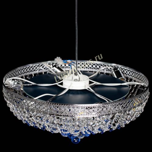 Люстра Кольцо Венеция №44 синяя в Сочи Гусь Хрустальный