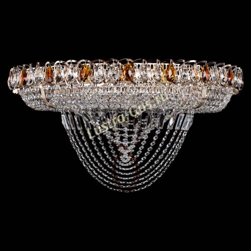 Люстра Кольцо Водоворот №8 чайная в Сочи Гусь Хрустальный