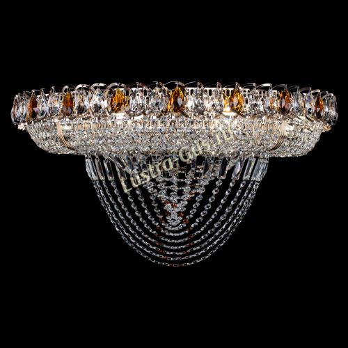 Люстра Кольцо Водоворот №8 чайная в Сочи Гусь Хрустальный