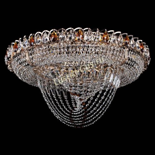 Люстра Кольцо Водоворот №8 чайная в Сочи Гусь Хрустальный