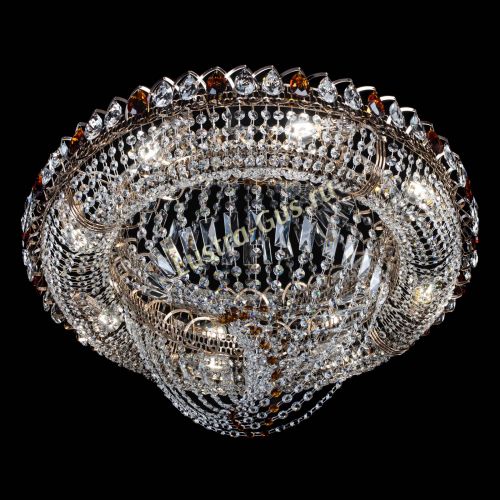 Люстра Кольцо Водоворот №8 чайная в Сочи Гусь Хрустальный