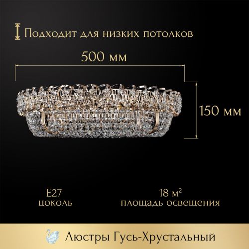 Люстра Кольцо оптикон в Сочи Гусь Хрустальный