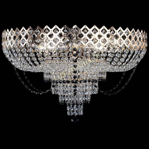 Люстра Корона №11 черная в Сочи Гусь Хрустальный