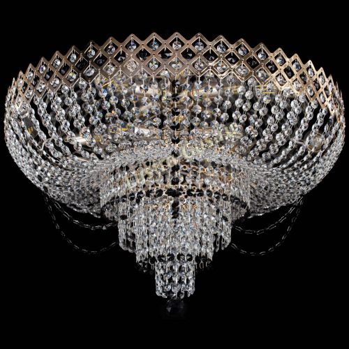 Люстра Корона №11 черная в Сочи Гусь Хрустальный