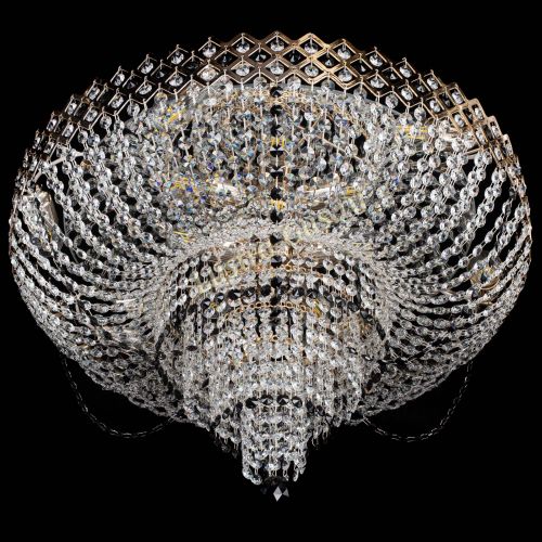 Люстра Корона №11 черная в Сочи Гусь Хрустальный