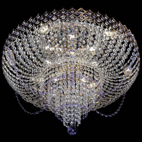 Люстра Корона №11 фиолетовая в Сочи Гусь Хрустальный