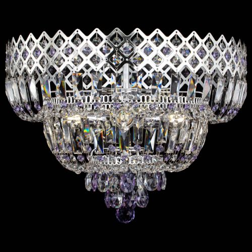 Люстра Корона №5 фиолетовая в Сочи Гусь Хрустальный