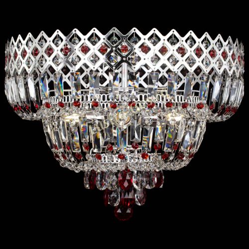Люстра Корона №5 красная в Сочи Гусь Хрустальный