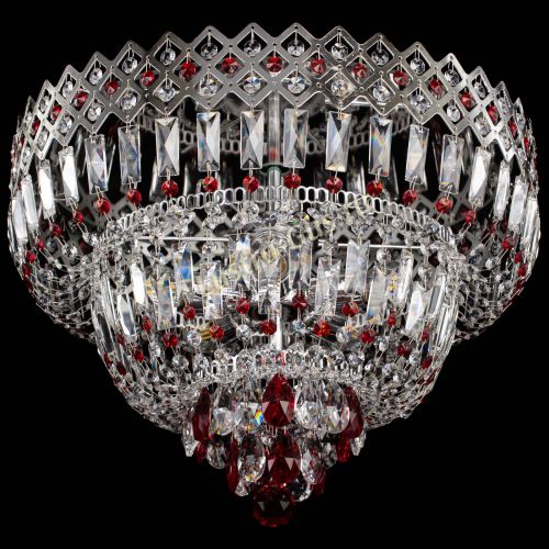 Люстра Корона №5 красная в Сочи Гусь Хрустальный