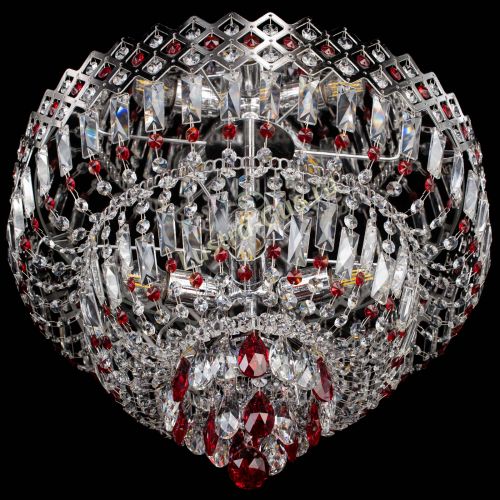 Люстра Корона №5 красная в Сочи Гусь Хрустальный