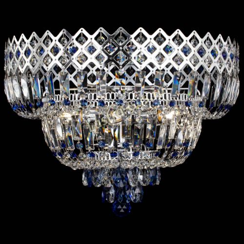 Люстра Корона №5 синяя в Сочи Гусь Хрустальный