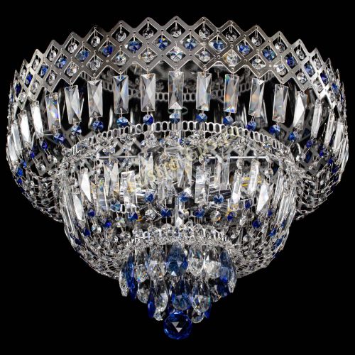 Люстра Корона №5 синяя в Сочи Гусь Хрустальный