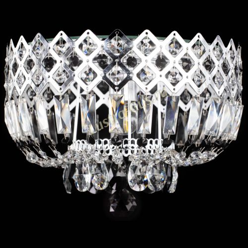 Люстра Корона пластинка №1 черная в Сочи Гусь Хрустальный