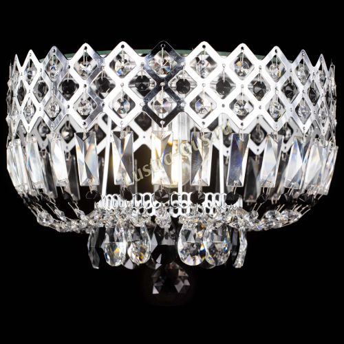 Люстра Корона пластинка №1 черная в Сочи Гусь Хрустальный