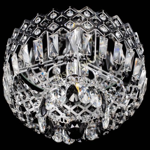 Люстра Корона пластинка №1 черная в Сочи Гусь Хрустальный