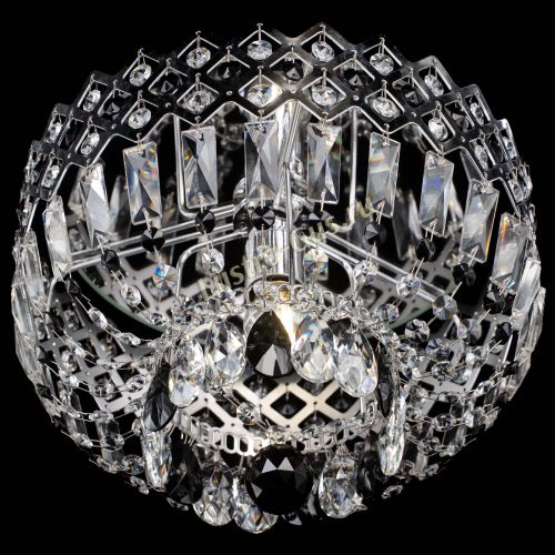 Люстра Корона пластинка №1 черная в Сочи Гусь Хрустальный