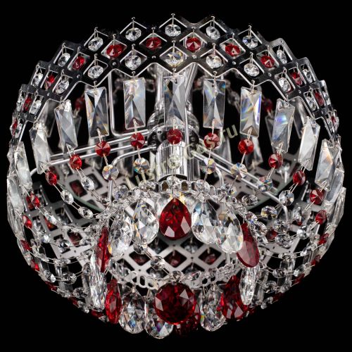 Люстра Корона пластинка №1 красная в Сочи Гусь Хрустальный