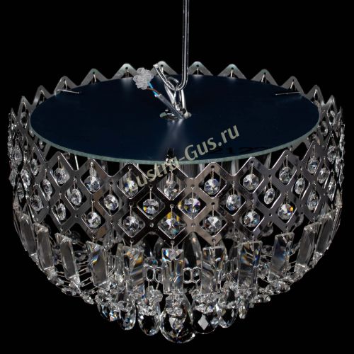 Люстра Корона пластинка №1 фиолетовая в Сочи Гусь Хрустальный