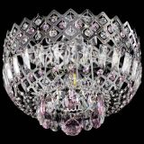 Люстра Корона пластинка №1 розовая в Сочи