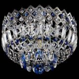Люстра Корона пластинка №1 синяя в Сочи