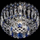 Люстра Корона пластинка №1 синяя в Сочи