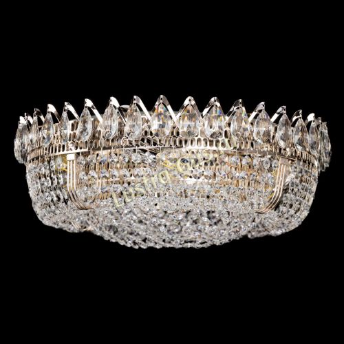 Люстра Корона Сетка 450 мм в Сочи Гусь Хрустальный