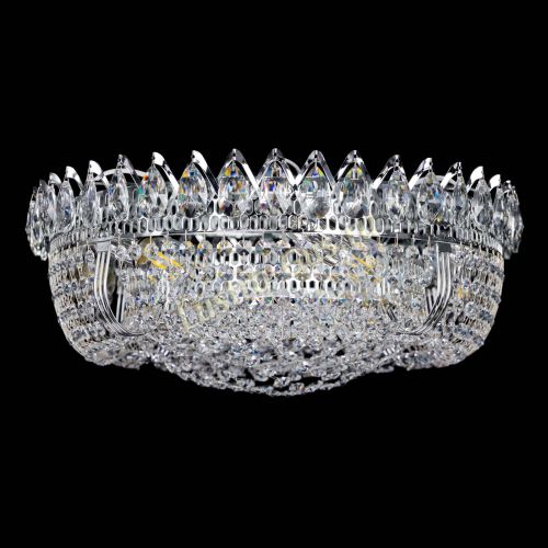 Люстра Корона Сетка 450 мм в Сочи Гусь Хрустальный