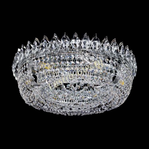 Люстра Корона Сетка 450 мм в Сочи Гусь Хрустальный