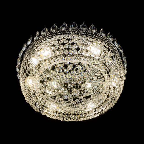 Люстра Корона Сетка 450 мм в Сочи Гусь Хрустальный