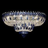 Люстра Корона Водопад синий в Сочи