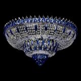 Люстра Корона Водопад синий в Сочи