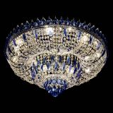 Люстра Корона Водопад синий в Сочи