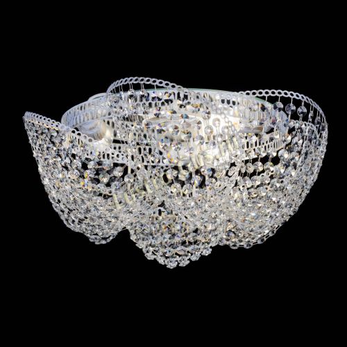 Люстра Космея №3 Белая в Сочи Гусь Хрустальный