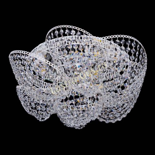 Люстра Космея №3 Белая в Сочи Гусь Хрустальный