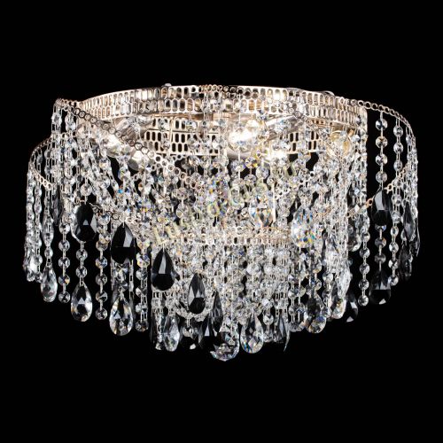 Люстра Космея №4 черная в Сочи Гусь Хрустальный