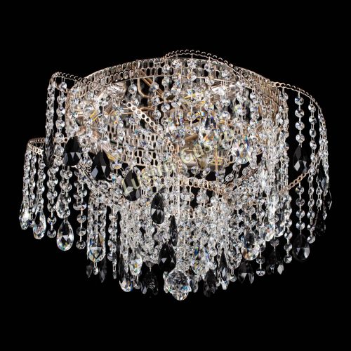 Люстра Космея №4 черная в Сочи Гусь Хрустальный